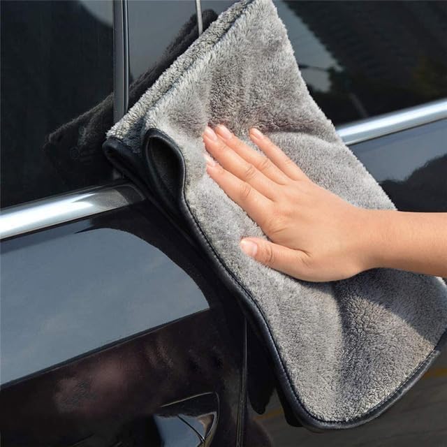 Serviette de lavage de voiture en microfibre