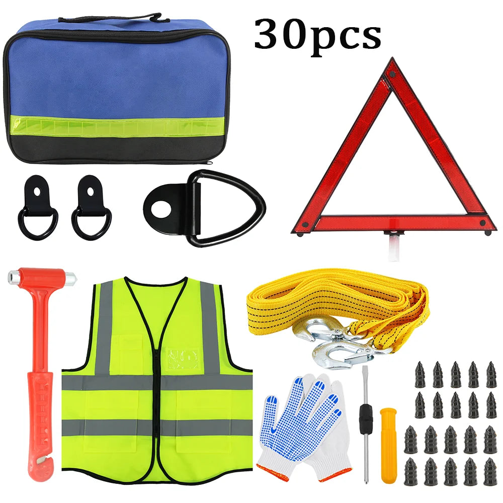 Car Emergency Roadside Assistance Kit