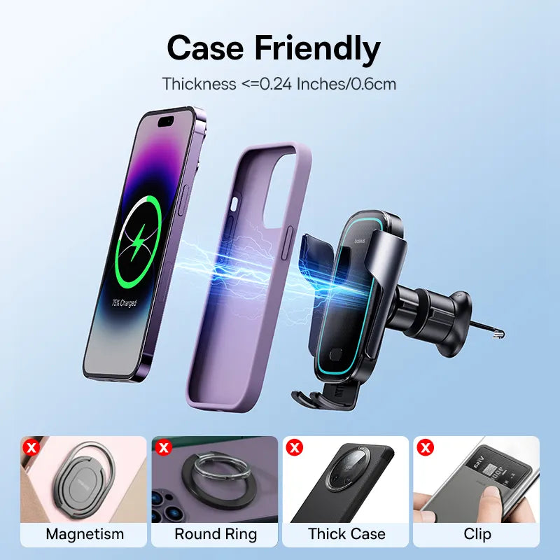 Wireless Charger Car Phone Holder