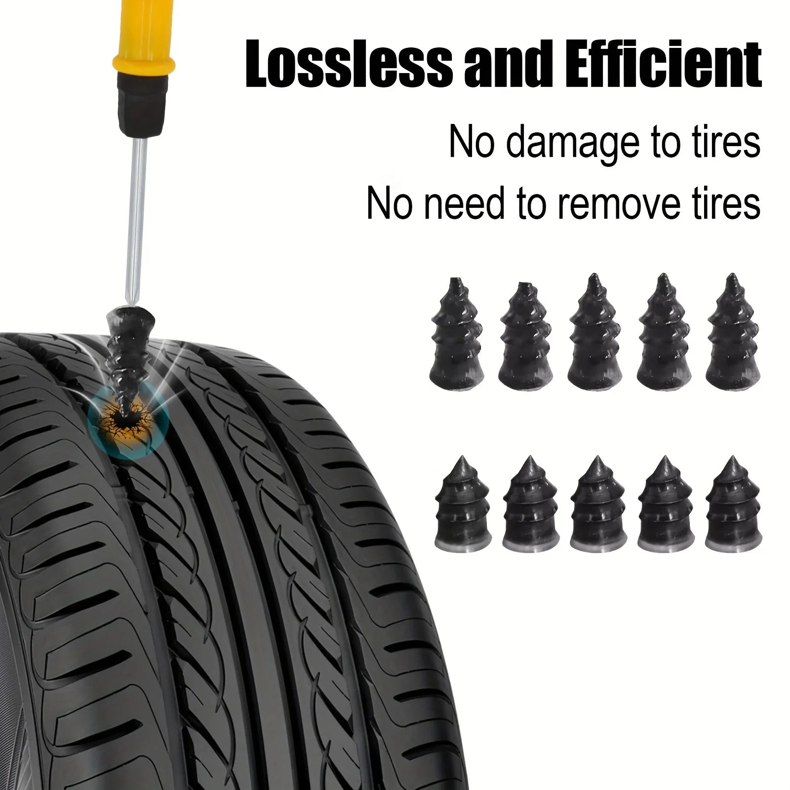 Car Tire Puncture Repair Kit