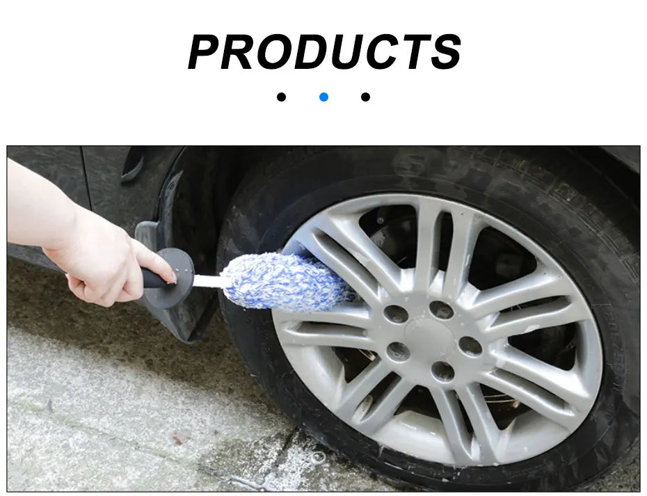 Car Wash Microfiber Wheels Brush