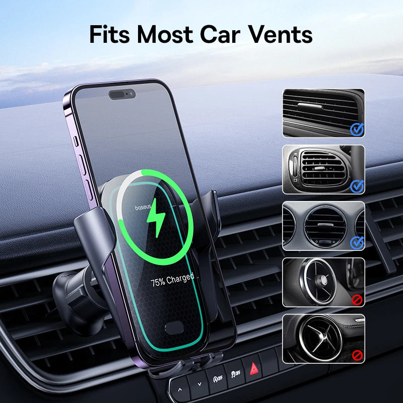 Wireless Charger Car Phone Holder