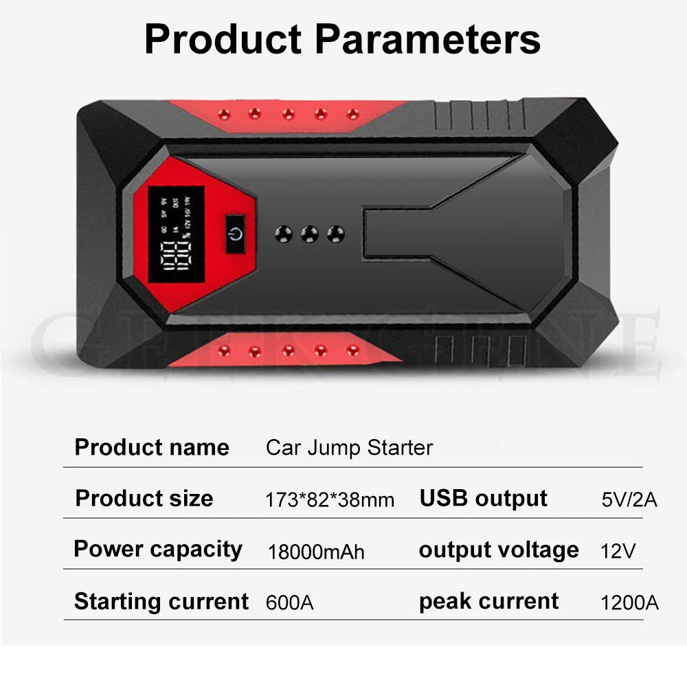 Car Battery Jumper Booster