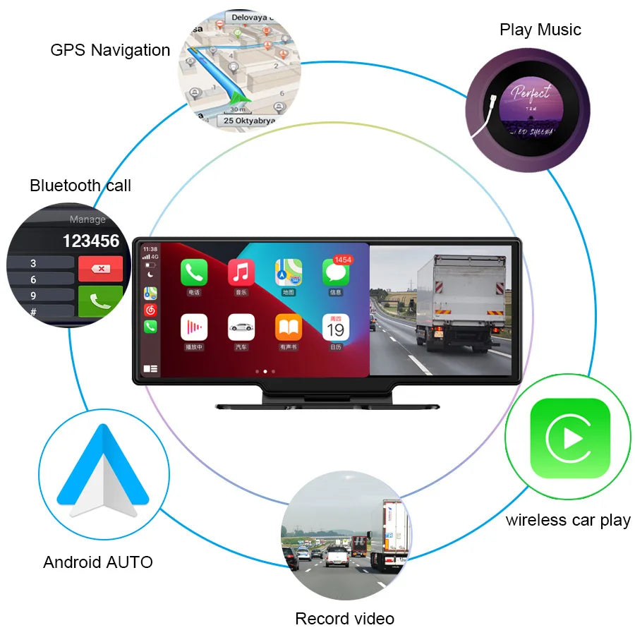 Carplay Android Auto Video Drive Recorder