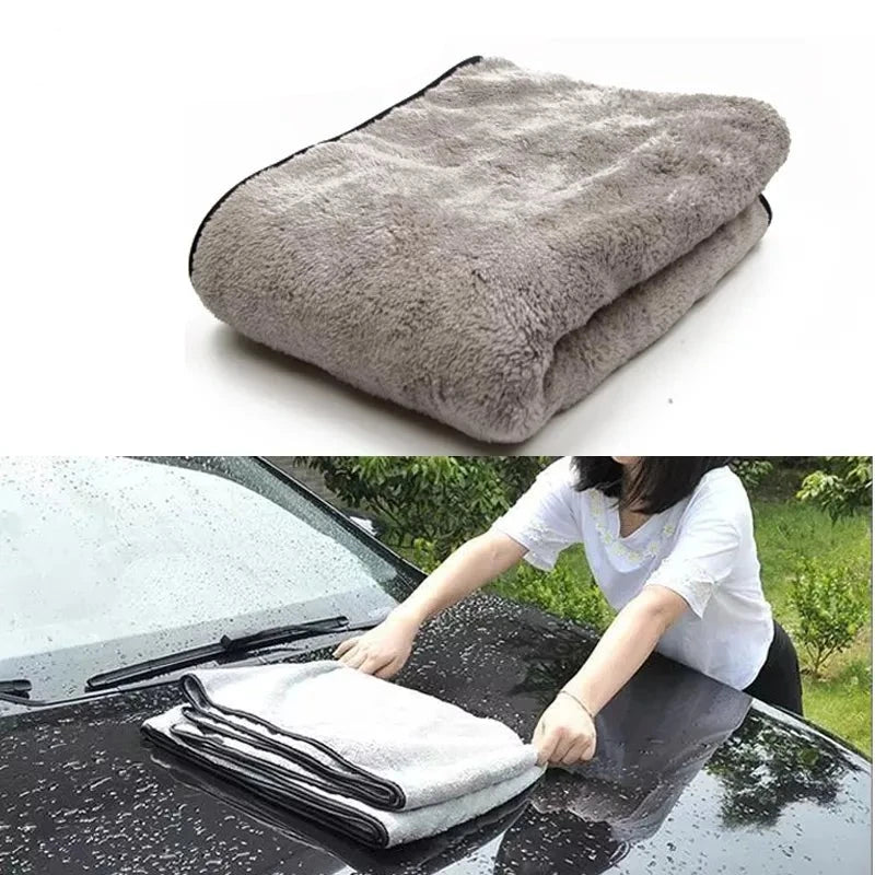 Serviette de lavage de voiture en microfibre