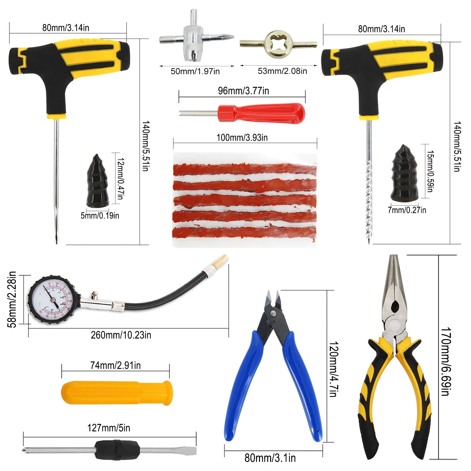 Kit d'outils de réparation automobile